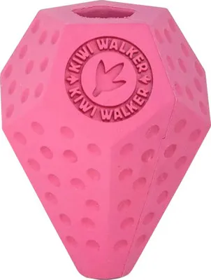 Obrázek produktu pro Gumová hračka s otvory pro pamlsky Kiwi Walker DIABALL MAXI 10cm Růžová