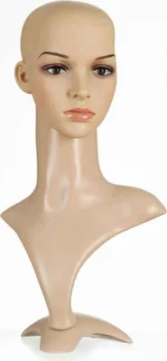 Produktbild von Damen Deko Kopf, Perückenkopf, Modellkopf, Schaufensterpuppe, Mannequin