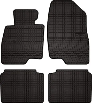 Immagine prodotto di Tappetini auto in gomma adatto per Mazda 6 GJ III (2012-2018, station wagon, prima del facelift) neri, set 4 pz, con fissaggi