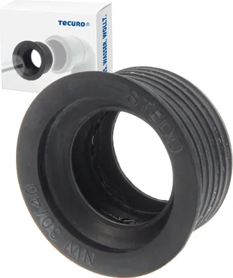 Produktbild von Gummimanschette für Abflussrohr Außen Ø 40 mm x Innen Ø 30 - 32 mm