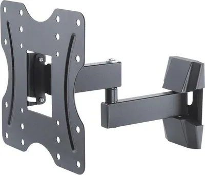 Immagine prodotto di Supporto da parete per TV da 23-42 pollici, VESA 200x200, inclinabile di 3°/-10°, ruotabile di +/-90°, distanza dalla parete 56-300 mm, portata fino a 30 kg, nero