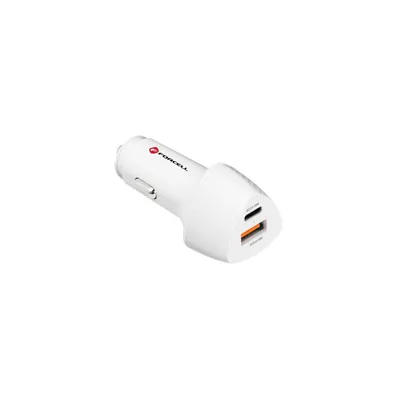 Immagine prodotto di Forcell 38W caricatore da autoTipo C 3.0 PD20W + adattatore di ricarica USB QC3.0 18W 5A bianco