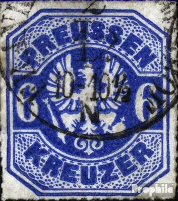 Produktbild von Briefmarken Preußen 1867 Mi 25a Pracht gestempelt Adlerzeichnung