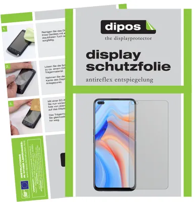 Obrázok produktu pre 2x ochranná fólia pre Oppo Reno4 Z 5G matná Ochranná fólia displeja
