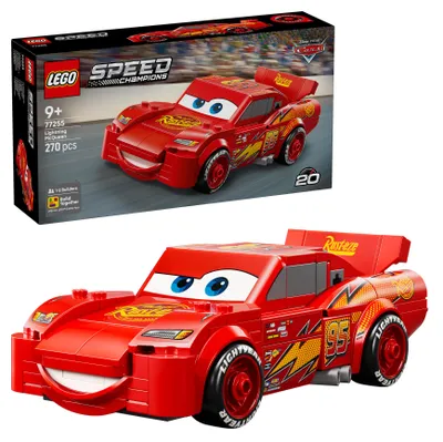 Produktbild von LEGO Speed Champions | Lightning McQueen - Spielzeug zu Cars von Disney Pixar - DIY Deko für Kinderzimmer - Auto Spielset - Kreatives Geschenk für Mädchen, Jungen und Autofans ab 9 Jahren - 77255