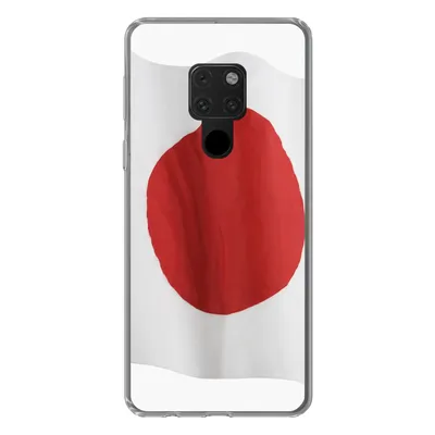 Produktbild von MuchoWow® Handyhülle Schutzhülle Hülle für Huawei P40 Lite Die Flagge von Japan auf weißem Hintergrund Silikon Softcase Handy Hülle - Handy