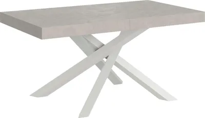 Obrázek produktu pro Rozkládací stůl 160/264x90 cm Volantis kašmírově bílé nohy