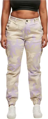 Immagine prodotto di Urban Classics Donna - Tubo cargo elasticizzato a vita alta - L