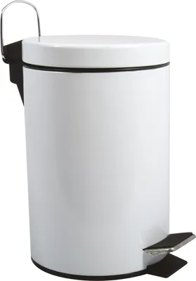 Produktbild von MSV Bad/Toiletten-Treteimer - weis - 3 Liter - 17 x 25 cm