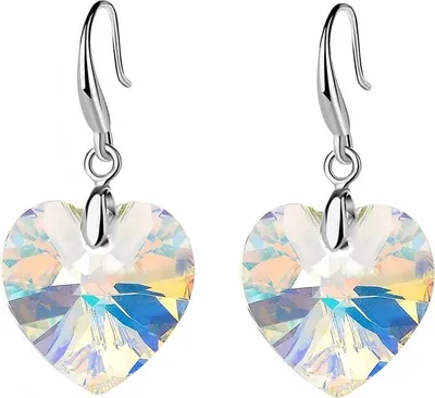 Image de Boucles d'oreilles Beautiful Heart en Cristal KP29812