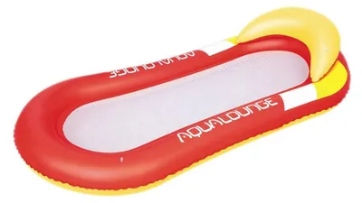 Produktbild von Bestway Aqua Lounge Luftmatratze 160x84cm Schwimmliege Wasserliege Badematratze, Farbe:rot