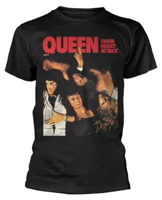 Produktbild von Queen - "Sheer Heart Attack" T-Shirt für Herren/Damen Uni PH4923 (XL) (Schwarz)