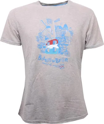 Produktbild von C3240 Herren BRITISH IS BETTER graues T-shirt Herren
