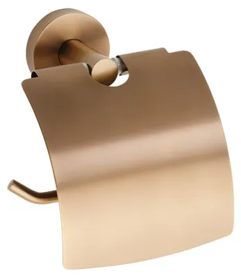 Produktbild von Sapho X-ROUND COPPER Toilettenpapierhalter, mit Deckel, Kupfer matt