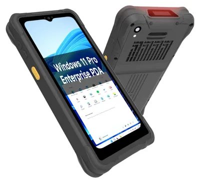 Produktbild von I61J Windows 11 Pro Barcode Scanner Rugged Tablet Handheld PDA MDE N4680 Scanmodul Intel N5100 8GB+128GB IP65 WLAN 4000mAh Akku 1D 2D Scanner für Lager