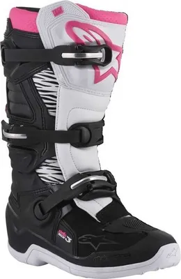Immagine prodotto di Stivali da motocross Alpinestars Stella Tech 3 da donna, nero/rosa, 7 (38)