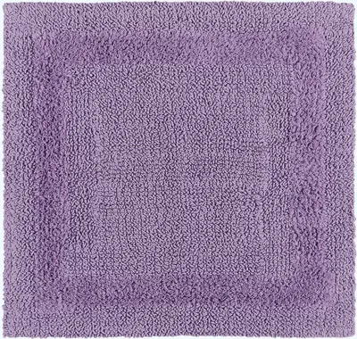 Produktbild von HOMESCAPES Duschvorleger flieder 50x50 cm aus 100% Baumwolle