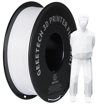 Immagine prodotto di Filamento per stampanti 3D - PETG 1,75 mm - Bobina da 1 kg - Confezionato sottovuoto - Bianco