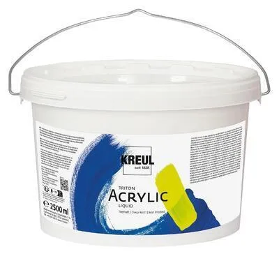 Obrázek produktu pro Kreul Triton Akrylová barva Titanium White 2500 ml 1 ks