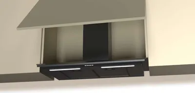 Immagine prodotto di CAPPA LIVING - IN cm 45 - NERA - 700 m3/h