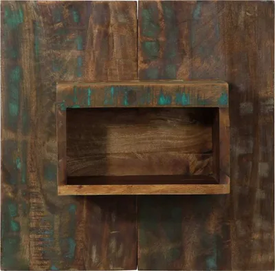 Immagine prodotto di Comodino Multicolore 50x27x50 cm in Legno Massello Recupero