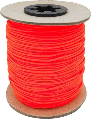 100m Schmuckschnur Polyesterschnur 1,5 mm leuchtrot