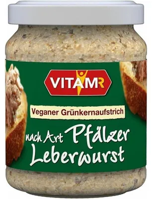 Produktbild von Veganer Grünkernaufstrich Pfälzer Leberwurst, 120 g