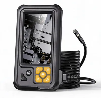 Industrie-Endoskop 8 mm Doppellinse 1080p HD 4,3" LCD IP67 5 m