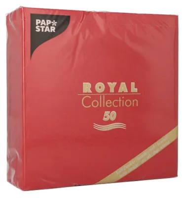 Productafbeelding van PAPSTAR 11608 Servetten, "ROYAL Collection", bordeauxrood