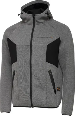 Produktbild von Savage Gear Tec-Foam Zip Hoodie Dark Grey Melange - Angelpullover, Größe:XL