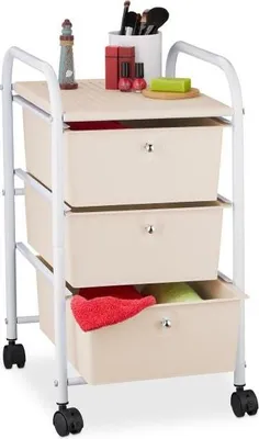 Produktbild von Badezimmerwagen mit 3 Schubladen