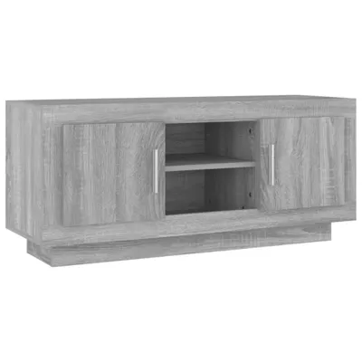 Produktbild von vidaXL TV-Schrank Grau Sonoma 102x35x45 cm Holzwerkstoff