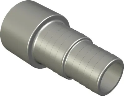 Produktbild von Aquaforte Schlauchtülle  Ø 50 - 38/32 mm grau für Poolschlauch