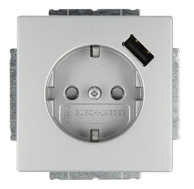 Produktbild von Busch-Jaeger Schuko/USB-Steckdose 20 EUCBUSB-83 2CKA002011A6160