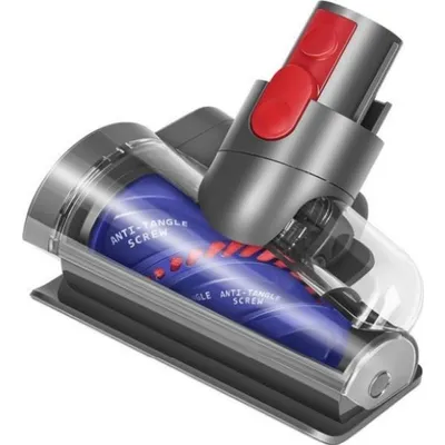Produktbild von Anti-Klett Bürste für Dyson Staubsauger V15, V11, V10, V8 & V7 – Mini Turbo Düse – Matratzenbürste – Aufsatz für Tierhaare – Grau