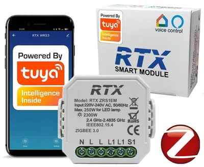 Zdjęcie produktu dla TUYA ZigBee Sterownik Przekaźnik Pomiar Energii