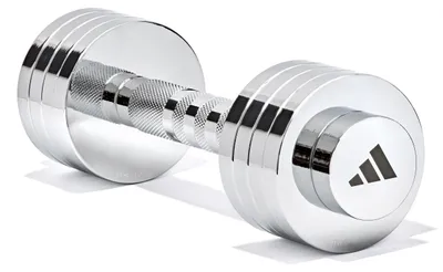 Produktbild von Adidas Adjustable Chrome Dumbbell - 5 kg / 11lb
