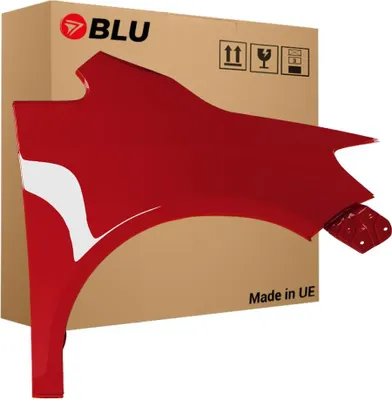 Image de BLU Aile Compatible avec VW Volkswagen Golf V+ / Golf 5 PLUS LA3X Droite Rot TornadoRot | 2005-2009 | Avant | Peint| Prêt à Monter | Acier