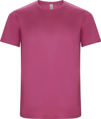 Imagen del producto de Camiseta para hombre "Imola" de Roly, de manga corta y diseño deportivo, modelo PF4234 (talla 3XL), color Rosette