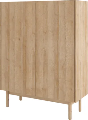 Produktbild von Kommode Sideboard Beistellschrank Beistellkommode BOHO 04 riviera eiche 97x122x37cm