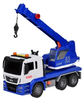 Immagine prodotto di Veicolo da cantiere con gru girevole, braccio mobile, suoni e luci ZA5226