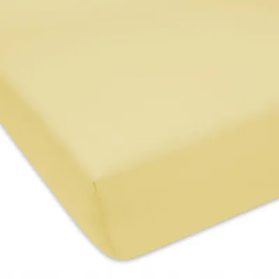 Produktbild von Designpremium Jersey Bettlaken mit Gummizug Creme 180x200 cm