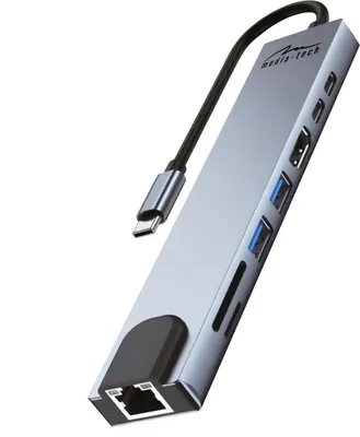 Image de Media-Tech DOCKING STATION 8 IN 1 GIGA LAN HUB MT5046