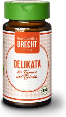 Produktbild von Brecht Gewürzmühle Delikata Glas,  30g