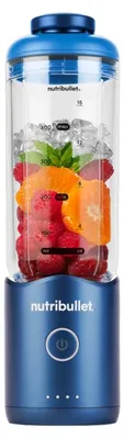 Produktbild von NutriBullet NBP013BL, Tragbarer Mixer, 0,59 l, Eis-Crusher, Blau