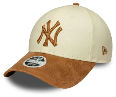 Obrázok produktu pre New Era 9Forty Damen Cap - SUEDE New York Yankees beige