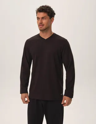 Produktbild von Unterhemd Henderson 42259 klassisches Design schwarz 100% Baumwolle 3XL