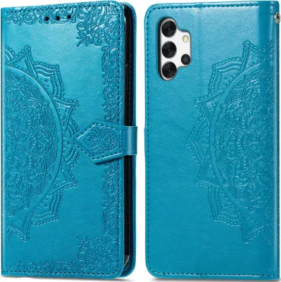 Zdjęcie produktu dla imoshion Mandala Bookcase dla Samsung Galaxy A32 (4G) - Turkusowy