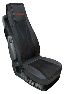 Image de Housse de siège Lampa en Skeentex compatible avec les camions - Noir/Rouge