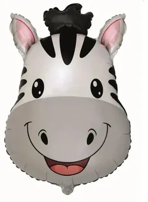 Obrázek produktu pro Foliová balónková zebra, 68 cm - Flexmetal